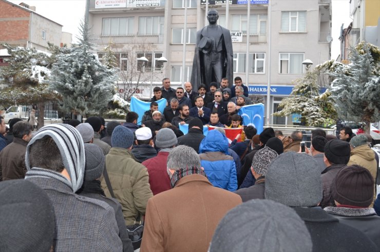 Aksaray'da Çin'in Doğu Türkistan Politikalarına Tepkiler