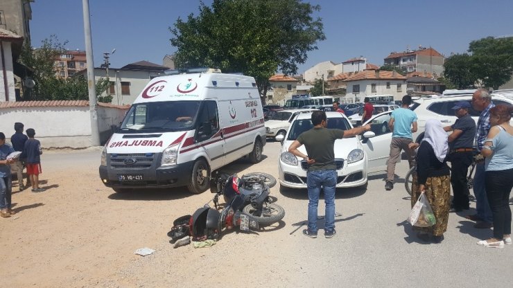 Karaman’da Otomobil İle Motosiklet Çarpıştı: 1 Yaralı