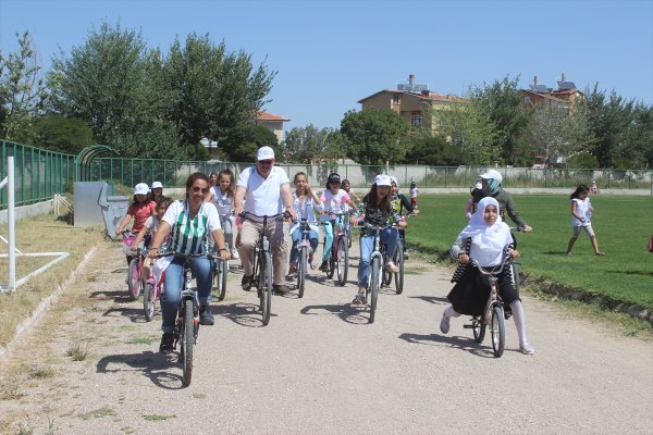 Karapınarlı Çocuklar Sağlıklı Yaşam İçin Pedal Çevirdi