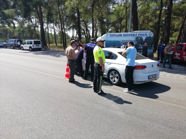 Sürücülere Broşürlü Orman Yangın Uyarısı