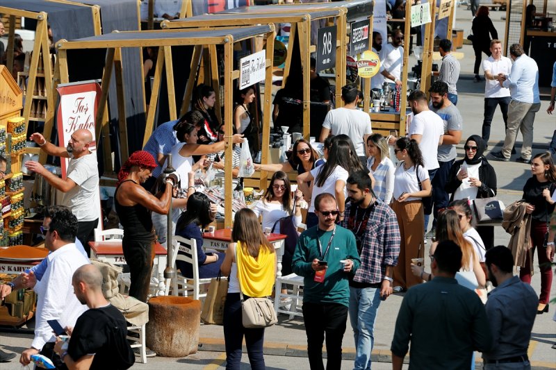 Kahve Tiryakileri Festivalde Buluştu