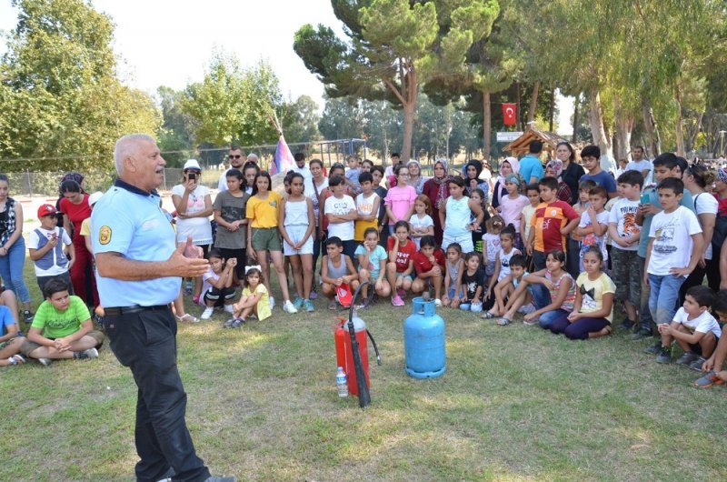 Çocuklara Yangın Eğitimi Verildi