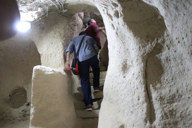 İlk Hristiyanların İnşa Ettiği 7 Katlı Yeraltı Şehri Yoğun İlgi Görüyor