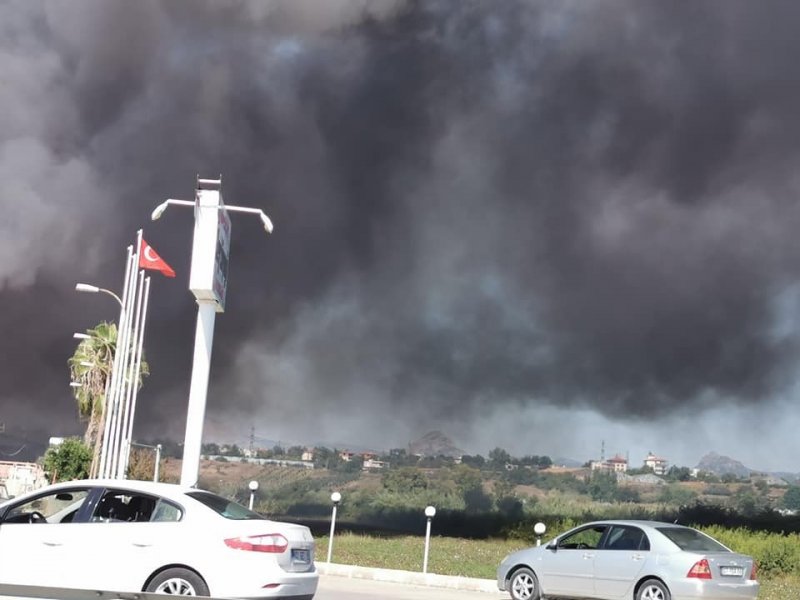 Soğuk Hava Deposunda Yangın Çıktı