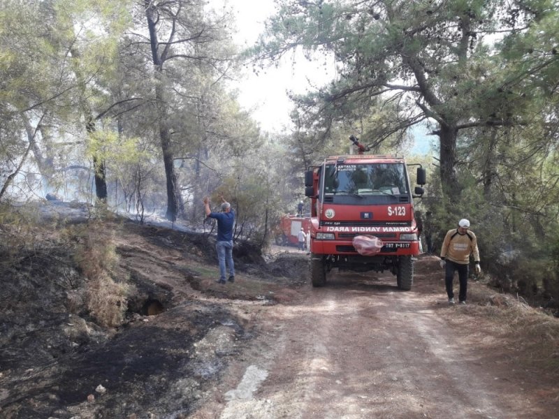 Kumluca’da Orman Yangını