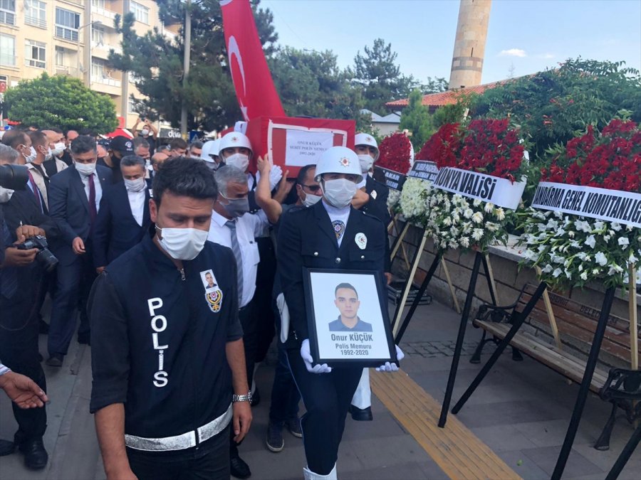 Şehit Polis Memuru Onur Küçük Son Yolculuğuna Uğurlandı