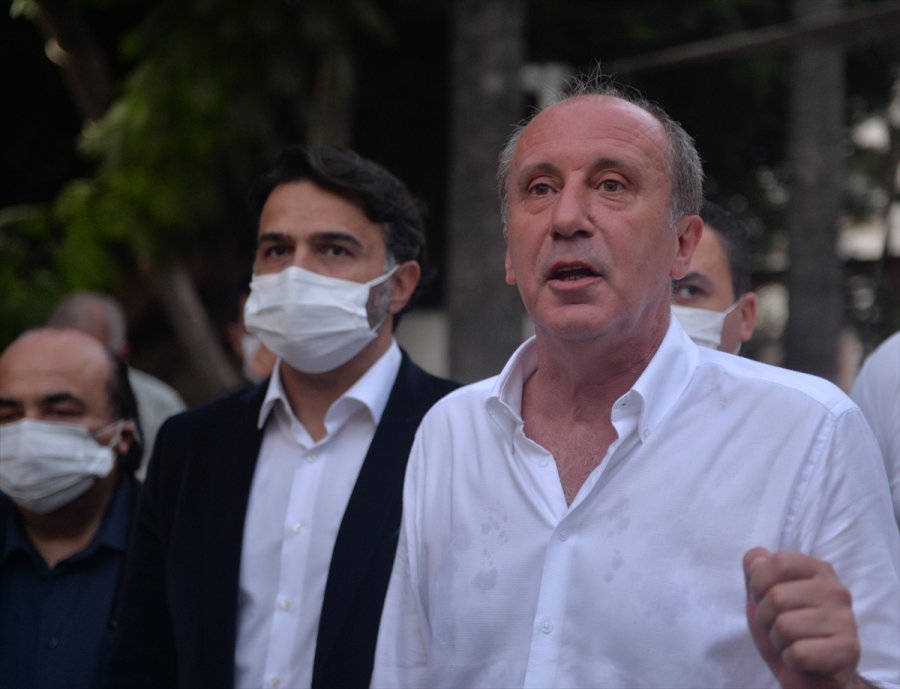 Eski Chp Milletvekili Muharrem İnce, Mersin'i Ziyaret Etti