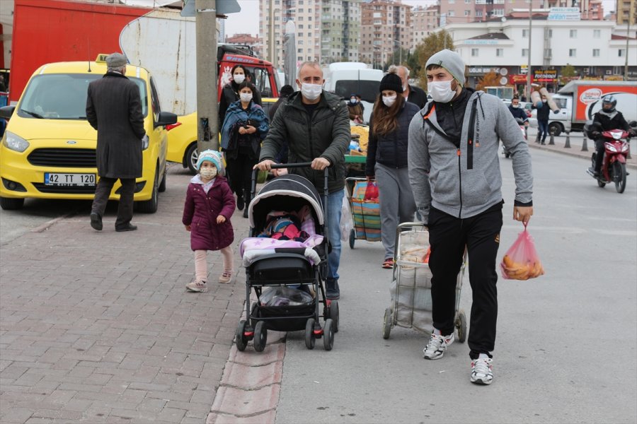 Konya, Afyonkarahisar, Karaman Ve Aksaray'da Yeni Kovid-19 Tedbirleri Hayata Geçirildi