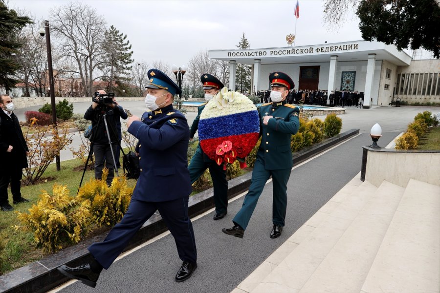 Rus Büyükelçi Karlov, Ankara'da Anıldı