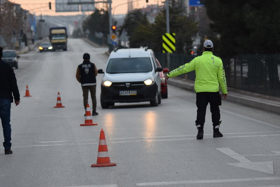 Kulu'da Kısıtlama Denetimleri Devam Ediyor