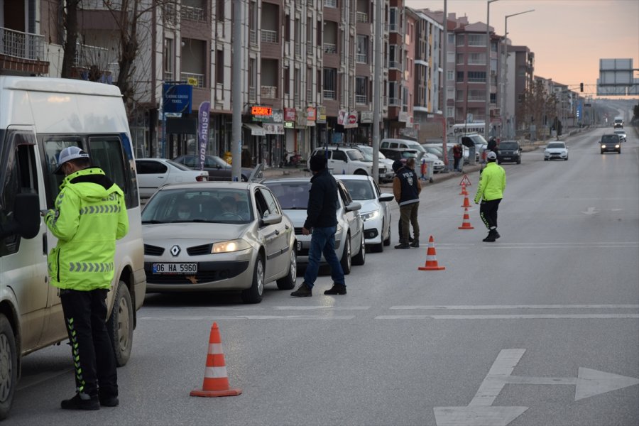 Kulu'da Kısıtlama Denetimleri Devam Ediyor