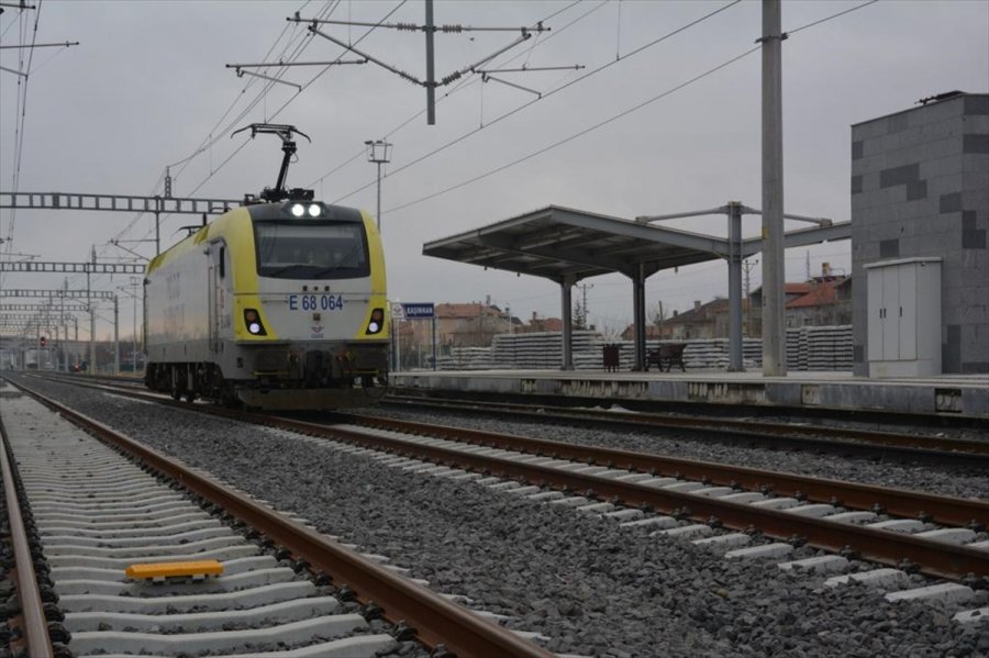 Konya-karaman Hızlı Tren Hattı'ndaki Test Sürüşleri 15 Mart'a Kadar Sürecek