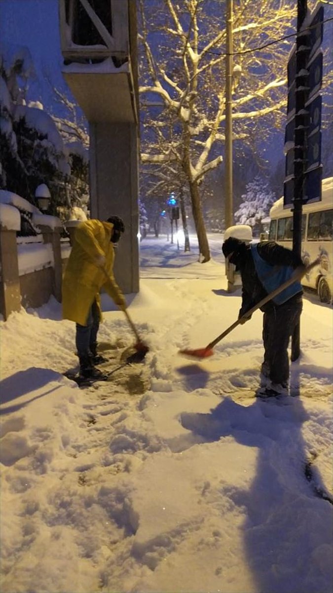 Akşehir'de Kar Yağışı