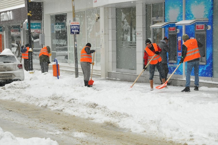 Akşehir'de Kar Yağışı