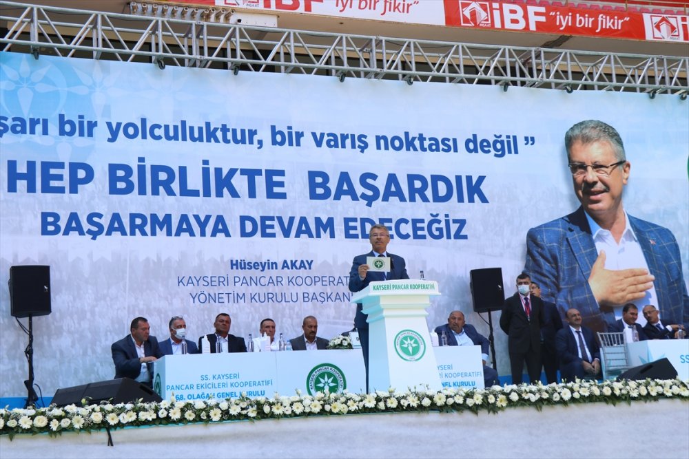 kayseri pancar ekicileri kooperatifi yonetim kurulu baskani akay guven tazeledi