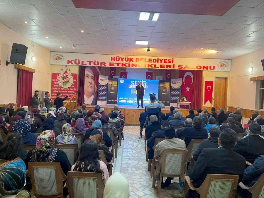 Şehir Konferansları Sevilen İsimleri İlçelerdeki Vatandaşlarla Buluşturdu