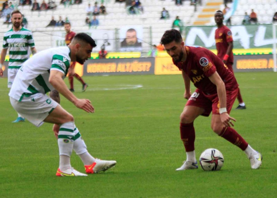 Spor Toto Süper Lig: Konyaspor: 2 - Göztepe: 0 (ilk Yarı)