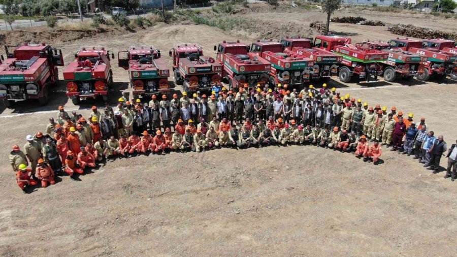 Mersin’de Orman Yangın Ekipleri Tatbikatlara Başladı