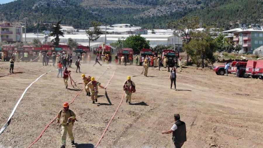 Mersin’de Orman Yangın Ekipleri Tatbikatlara Başladı