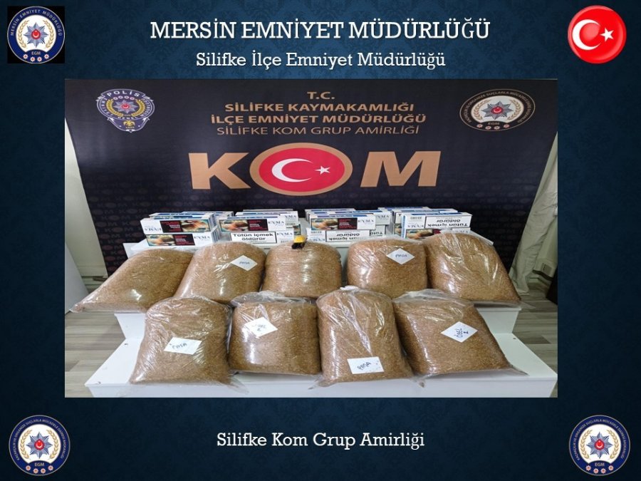 Mersin’de Gümrük Kaçağı Sigara Operasyonu