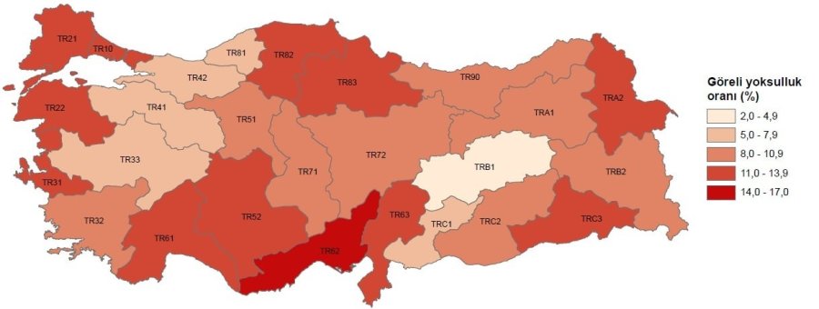 Mersin Ve Adana, Göreli Yoksullukta Birinci, Gelir Eşitsizliğinde Üçüncü Sırada