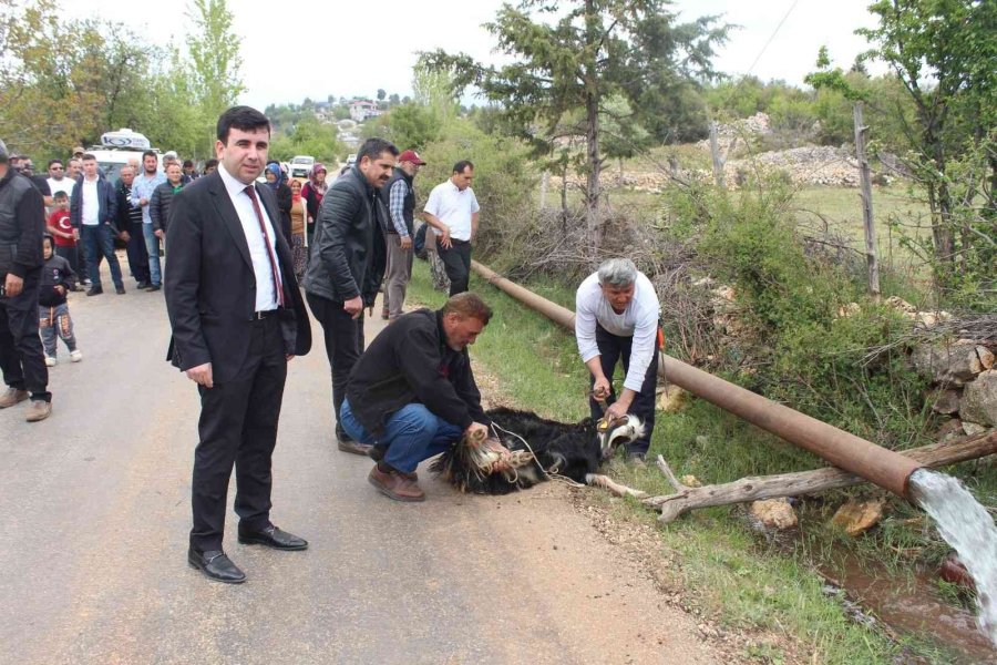 Erdemli’de Sulama Suyu Sevinci