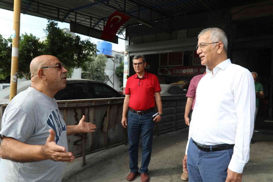 Başkan Tarhan, Sanayi Esnafının Sıkıntılarını Dinledi