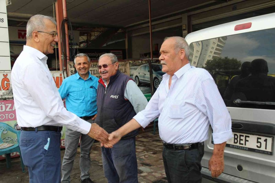 Başkan Tarhan, Sanayi Esnafının Sıkıntılarını Dinledi