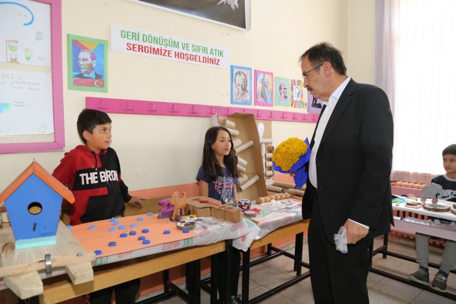 Hadim’de Sıfır Atık Ve Geri Dönüşüm Sergisi Açıldı