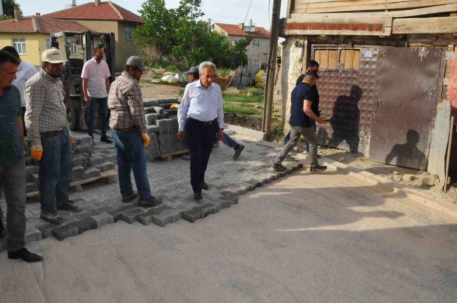 Akşehir Belediyesi’nden Adsız Mahallesi’ne 5 Milyon Liralık Yatırım