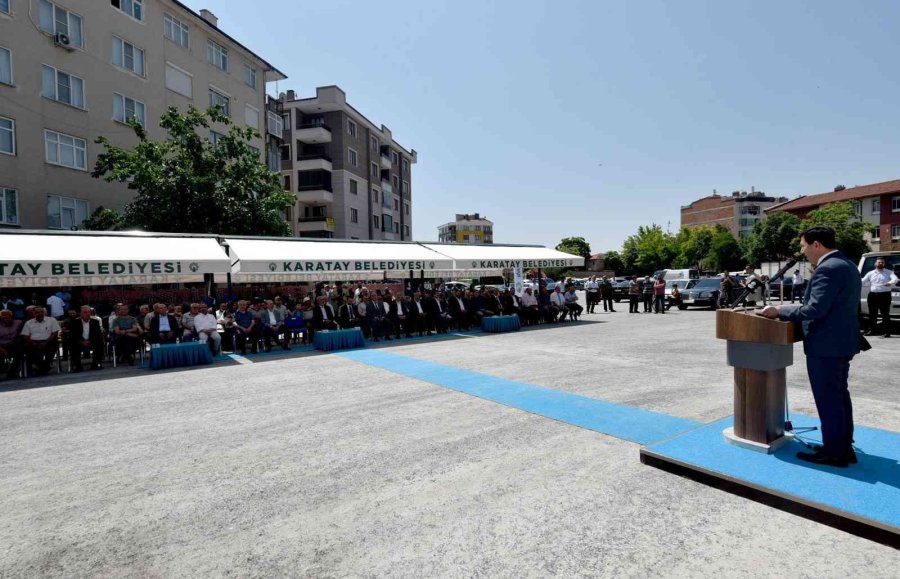 Karatay’da Kalenderhane Kapalı Pazar Marketi Hizmete Açıldı