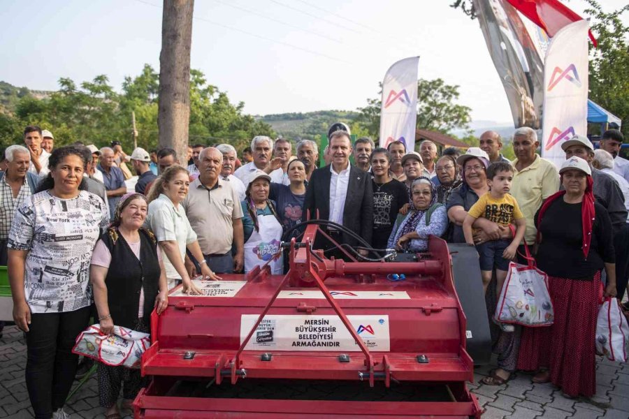 Mersin Büyükşehir Belediyesinden Üreticiye Çok Yönlü Destek