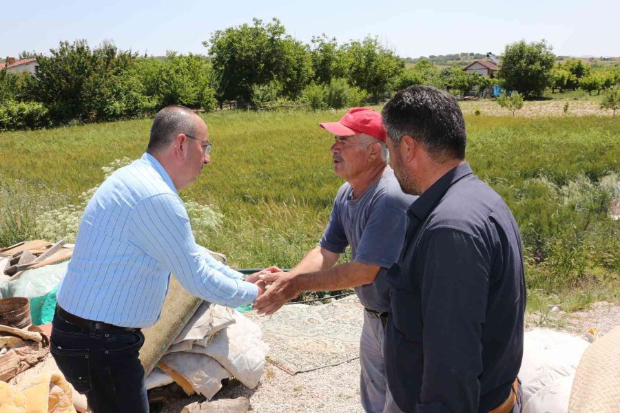 Başkan Kavuş Yağışlardan Olumsuz Etkilenen 4 Mahallede İncelemelerde Bulundu