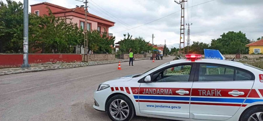 Aksaray’da Traktörler Denetim Altında