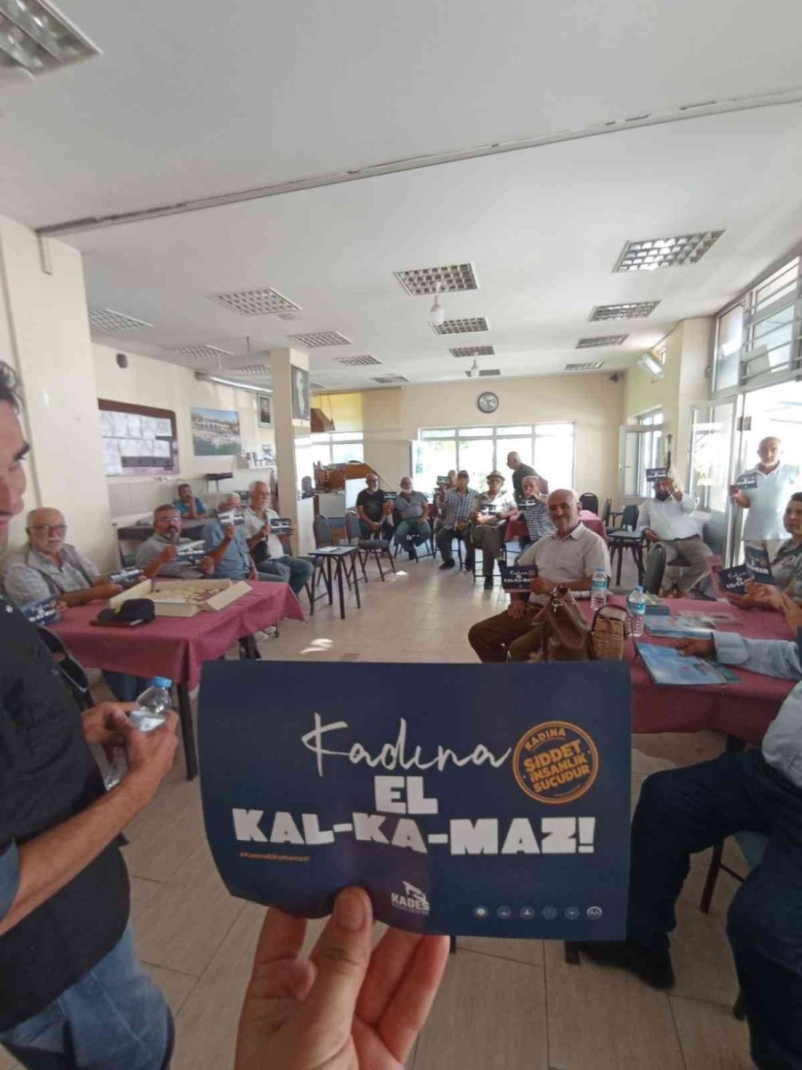 Erkekler, Kadına Yönelik Şiddete Karşı Bilgilendirildi