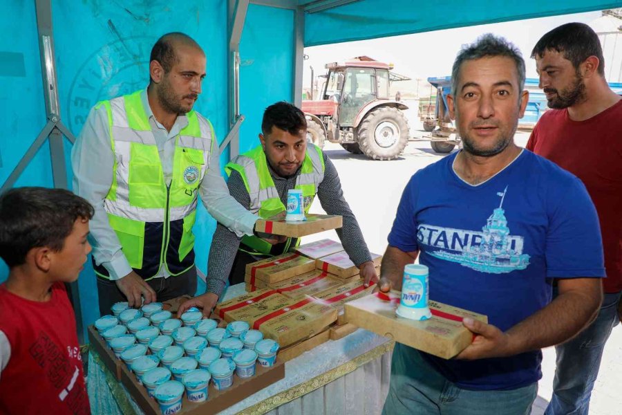 Talas’tan Çiftçiye Öğlen Kumanyası