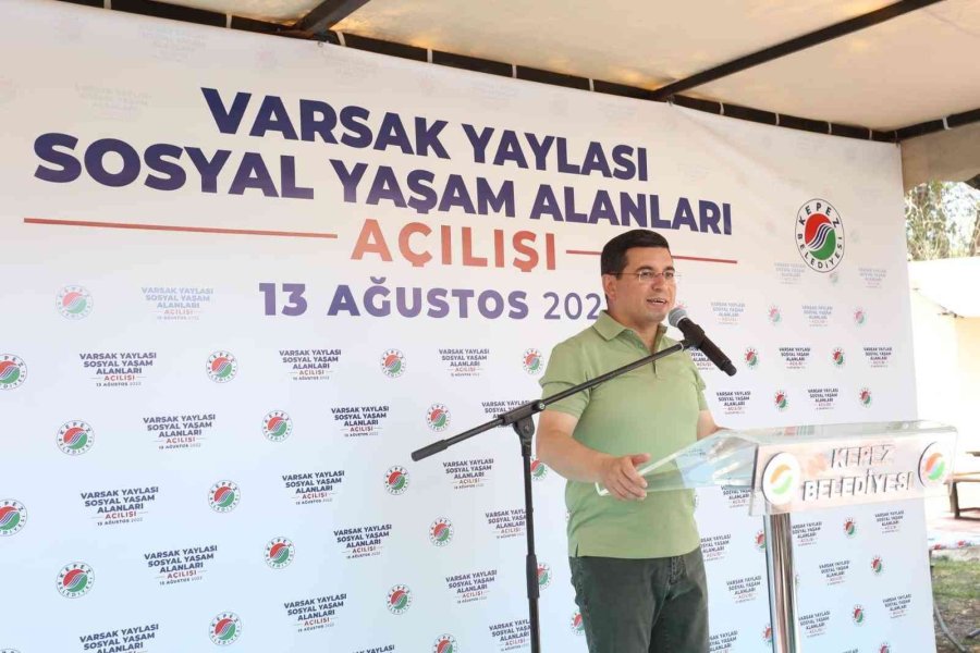 Kepez’den Varsak Yaylasına Sosyal Donatı Hizmeti