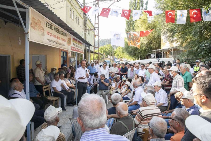 Seçer, Mut’ta Vatandaşlarla Buluştu