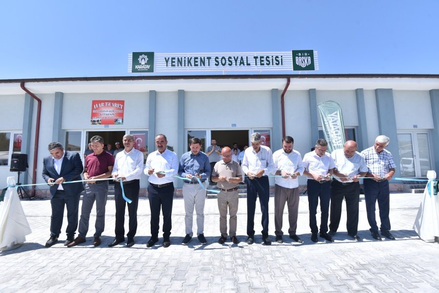 Yenikent Sosyal Tesisi Hizmete Açıldı