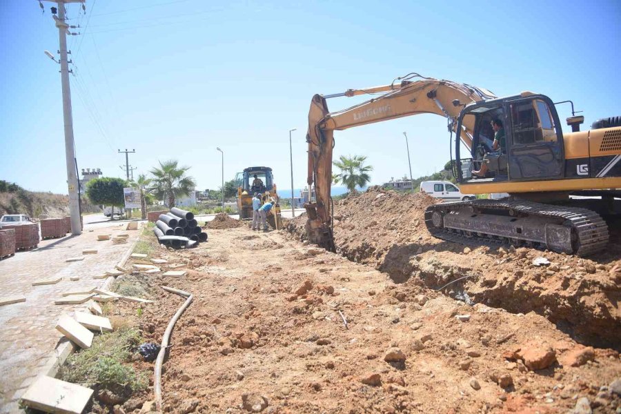 Alanya’da Altyapı Çalışmaları Sürüyor