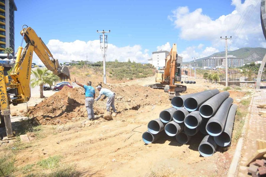 Alanya’da Altyapı Çalışmaları Sürüyor