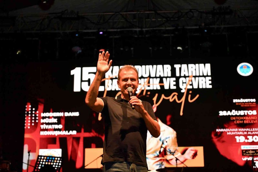 Seçer, Karaduvar Tarım, Balıkçılık Ve Çevre Festivali’ne Katıldı