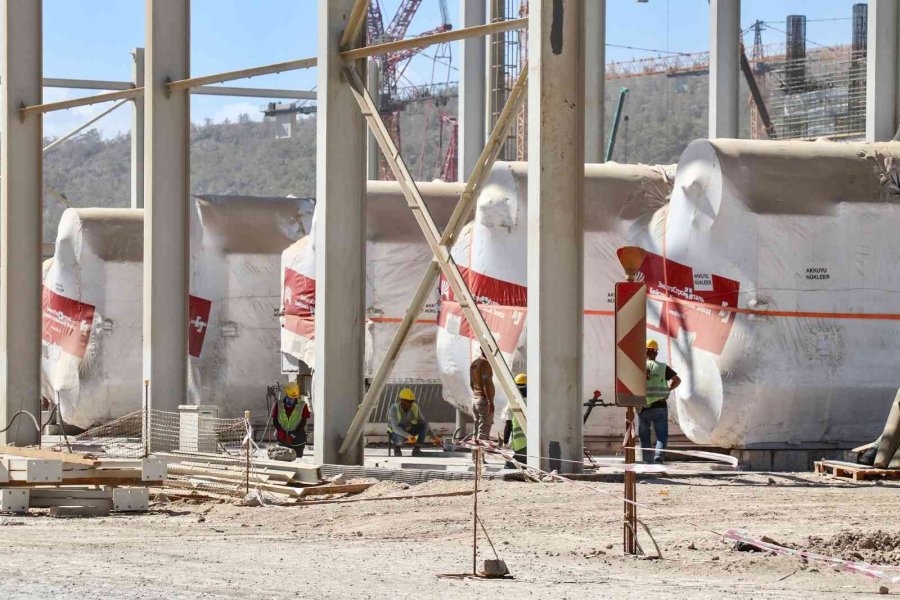 Akkuyu’da Başlatma Ve Devreye Alma Yedek Kazan Dairesi İçin Üretilen Teknik Ekipmanların Montajı Başladı