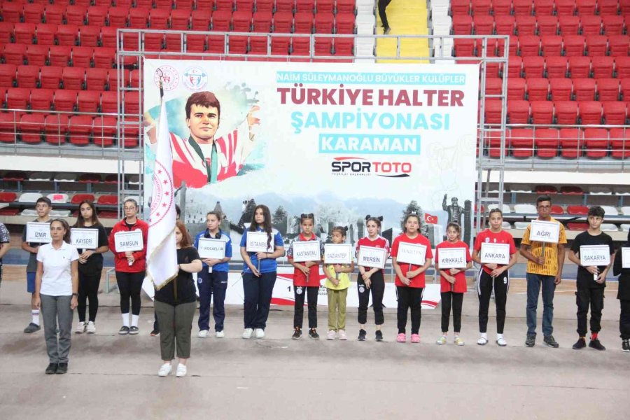 Naim Süleymanoğlu Büyükler Kulüpler Türkiye Halter Şampiyonası Karaman’da Başladı