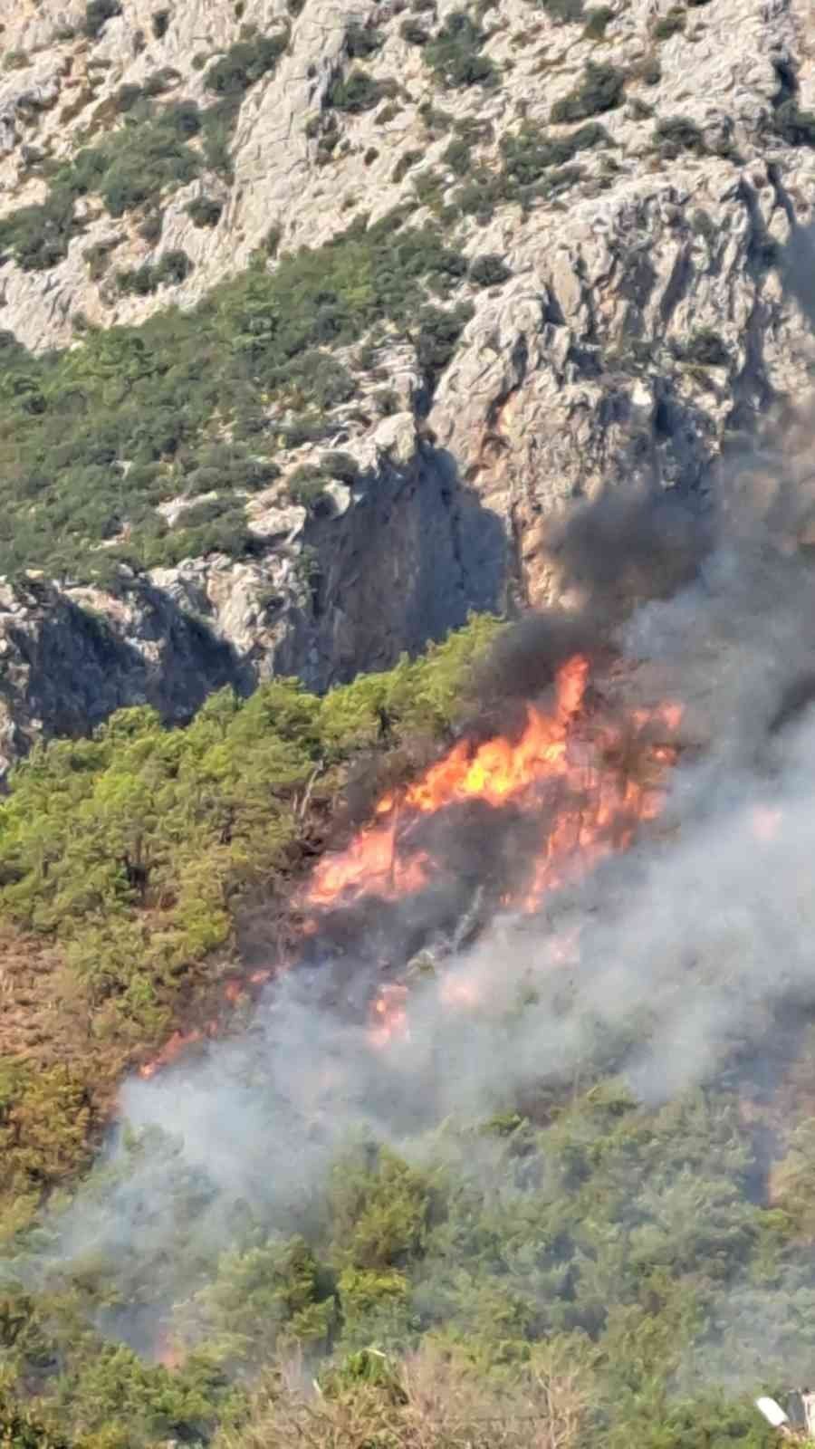 Antalya Adrasan’da Orman Yangını