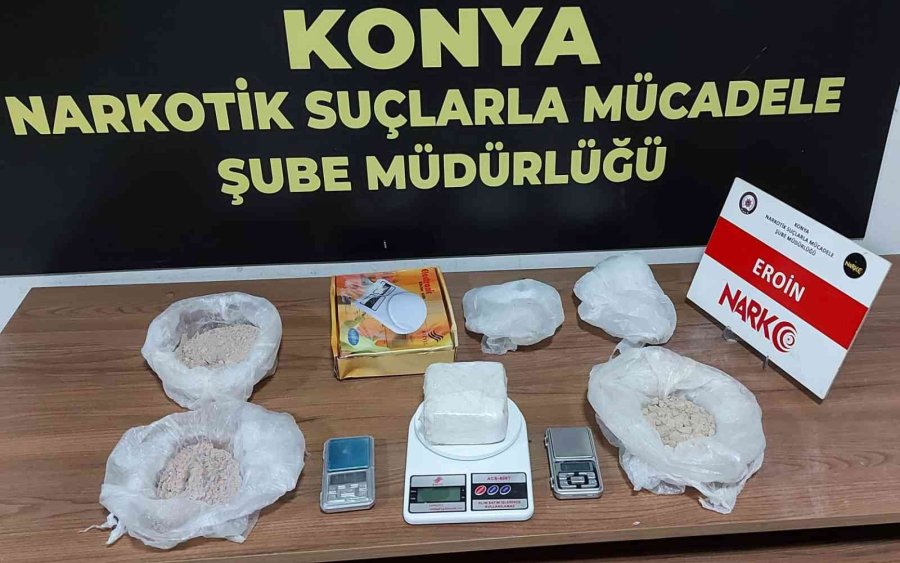 Konya’da Uyuşturucu Operasyonu: 13 Tutuklama