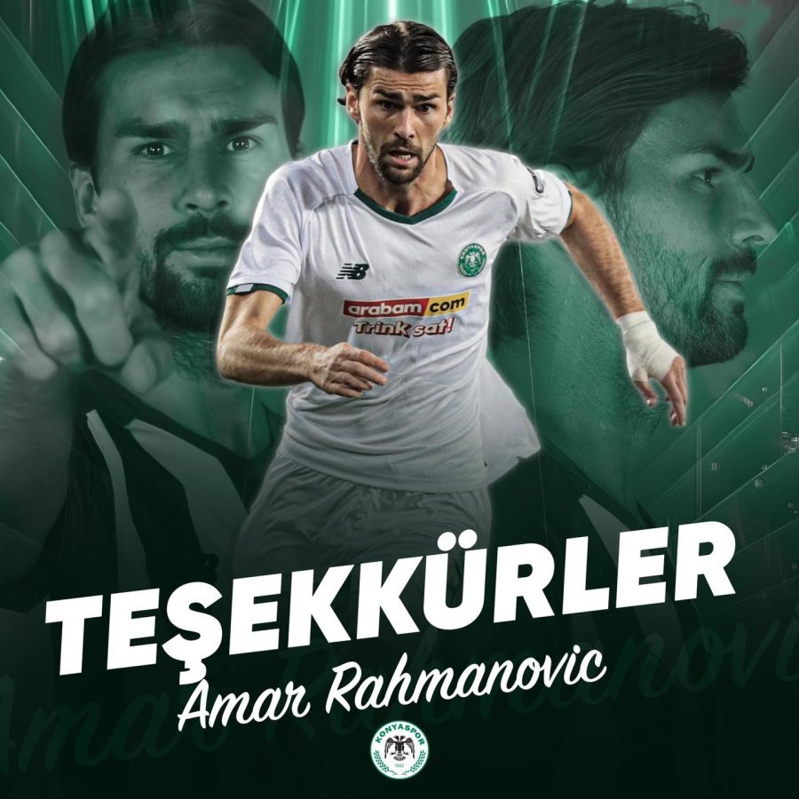 Amar Rahmanovic, Konyaspor’dan Ayrıldı