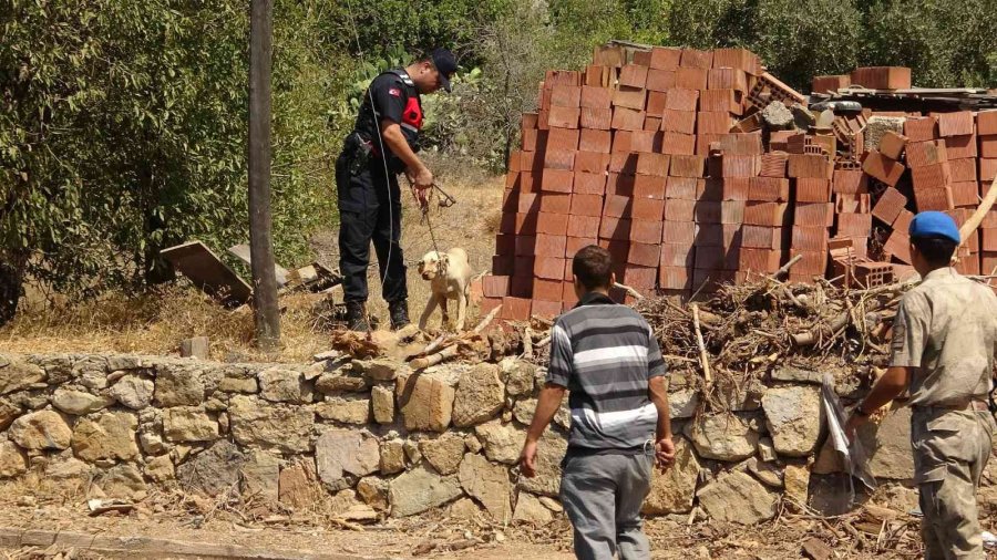 Köylüler Yangını Endişeli Gözlerle İzledi