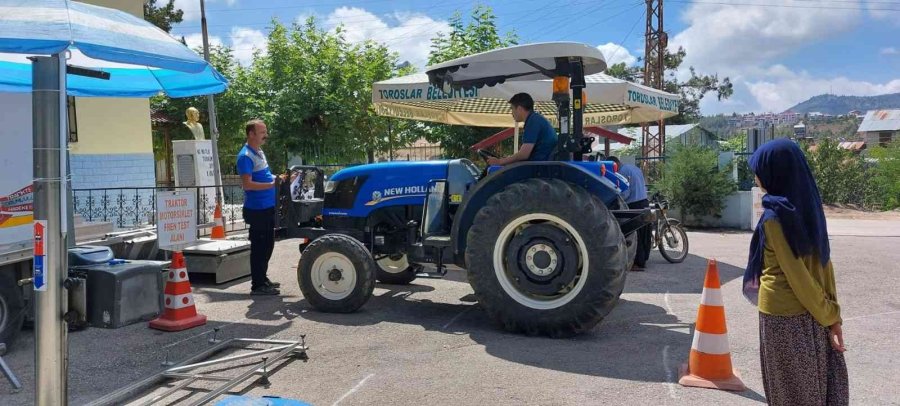 Mersin’de Geçici Araç Muayene İstasyonu Yaylalarda Hizmet Verdi