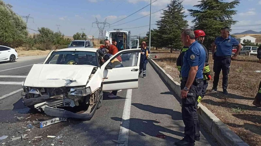 Konya’da Zincirleme Trafik Kazası: 3 Yaralı